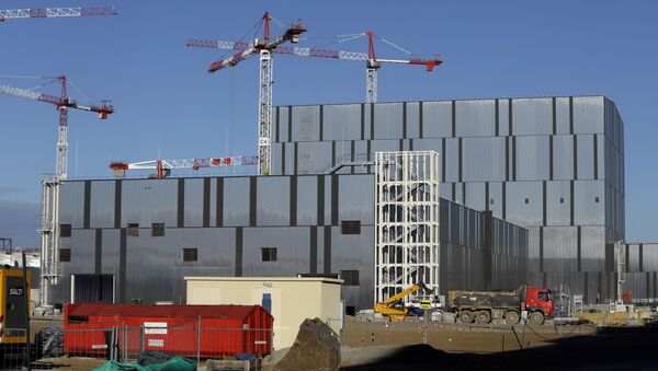 Сборочный цех и завод по намотке на строительной площадке ИТЭР - Международного термоядерного экспериментального реактора - 俄羅斯衛星通訊社