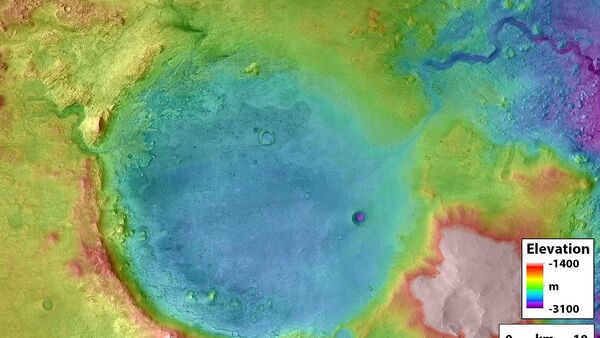 Кратер Езеро на Марсе - 俄罗斯卫星通讯社