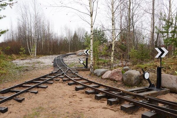 聖彼得堡工程師介紹自己在森林中鋪設小型鐵路 - 俄羅斯衛星通訊社