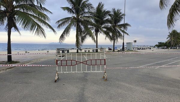 Закрытый пляж в Дананге, Вьетнам - 俄羅斯衛星通訊社