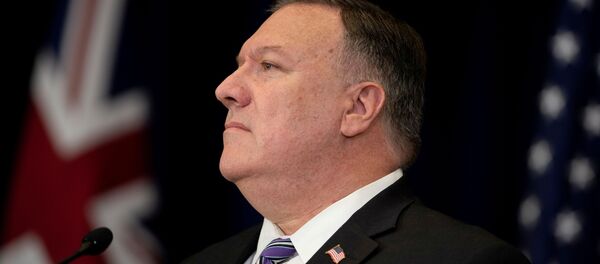 Госсекретарь США Майк Помпео в Государственном департаменте США - 俄罗斯卫星通讯社