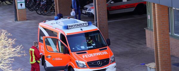 Машины скорой помощи в Берлине Машины скорой помощи в Берлине - 俄羅斯衛星通訊社