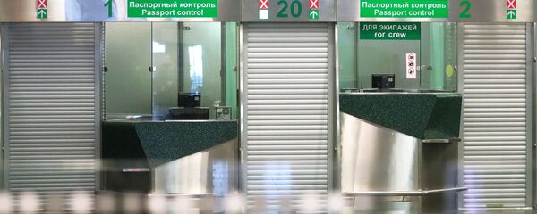 Зона паспортного контроля в Международном аэропорту Внуково - 俄罗斯卫星通讯社