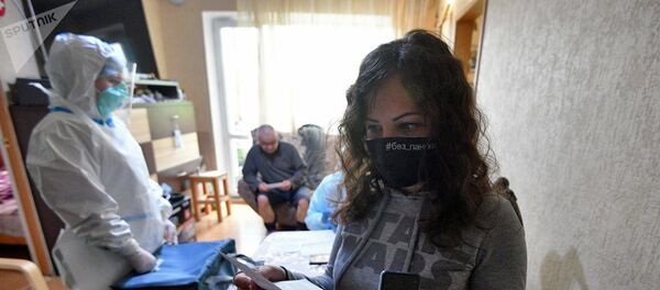 Забор тестов на коронавирус - 俄罗斯卫星通讯社