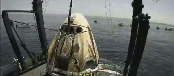 載人龍飛船完成首航順利在墨西哥灣濺落 - 俄羅斯衛星通訊社