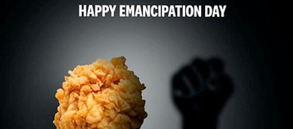 肯德基用炸雞海報紀念黑奴解放日遭批評 - 俄羅斯衛星通訊社