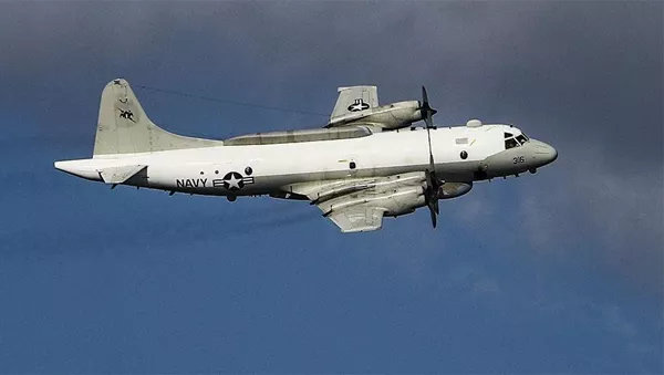 Американский самолет-разведчик U.S. Navy Lockheed EP-3E - 俄羅斯衛星通訊社
