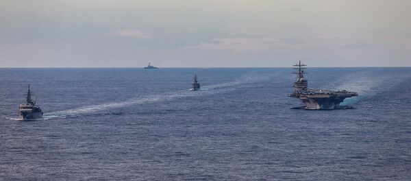 Военно-морские учения США в ЮКМ Военно-морские учения США в ЮКМ - 俄罗斯卫星通讯社