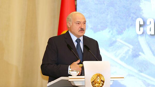 Президент Белоруссии Александр Лукашенко на встрече с активом Витебской области - 俄羅斯衛星通訊社