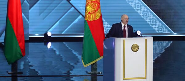 Президент Белоруссии Александр Лукашенко выступает с посланием белорусскому народу и Национальному Собранию - 俄罗斯卫星通讯社