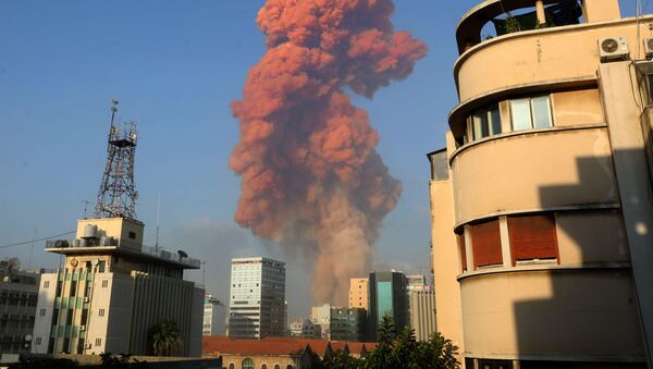 В Бейруте прогремел мощный взрыв - 俄罗斯卫星通讯社