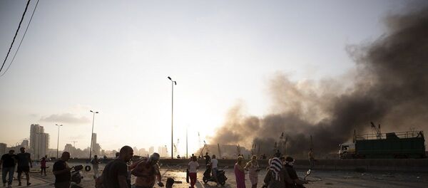 взрыв в Бейруте - 俄罗斯卫星通讯社