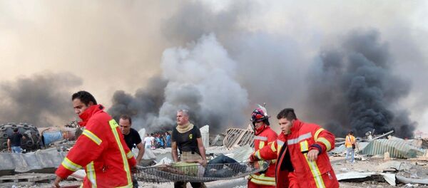 взрыв в Бейруте - 俄羅斯衛星通訊社