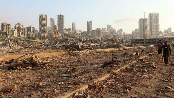 Последствия взрыва в Бейруте - 俄罗斯卫星通讯社
