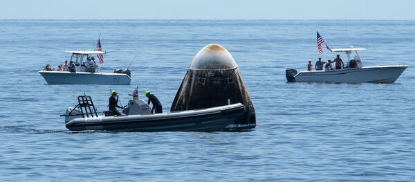 Американский пилотируемый корабль Crew Dragon приводнился в Мексиканском заливе Американский пилотируемый корабль Crew Dragon приводнился в Мексиканском заливе - 俄罗斯卫星通讯社