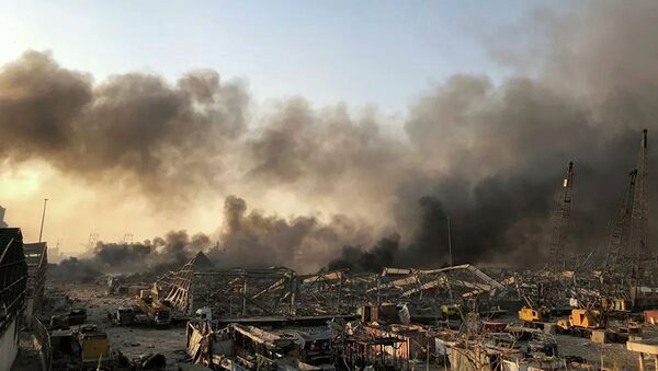 Последствия взрыва в Бейруте. Ливан - 俄罗斯卫星通讯社