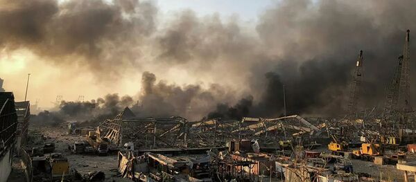 Последствия взрыва в Бейруте. Ливан Последствия взрыва в Бейруте. Ливан - 俄羅斯衛星通訊社