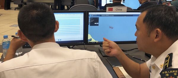 Военно-морские силы Китая смоделировали ситуацию по реагированию на чрезвычайные ситуации в Южно-Китайском море. Военно-морские силы Китая смоделировали ситуацию по реагированию на чрезвычайные ситуации в Южно-Китайском море. - 俄羅斯衛星通訊社