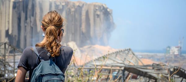 Последствия взрыва в Бейруте - 俄羅斯衛星通訊社