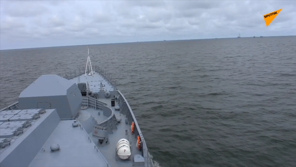 俄海军部队根据“海洋之盾-2020”军演预想展开作业 - 俄罗斯卫星通讯社
