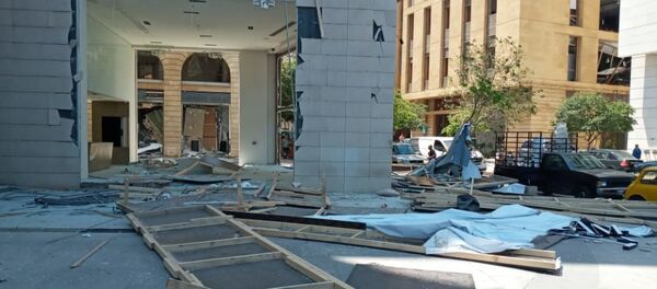 Бейрут после взрыва Бейрут после взрыва - 俄羅斯衛星通訊社