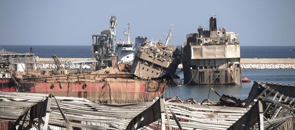 Суда поврежденные в результате взрыва в порту Бейрута. - 俄羅斯衛星通訊社
