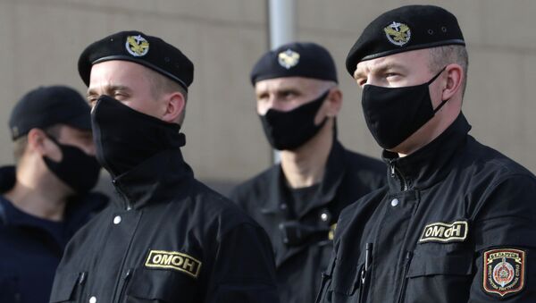 Полиция в Минске - 俄罗斯卫星通讯社