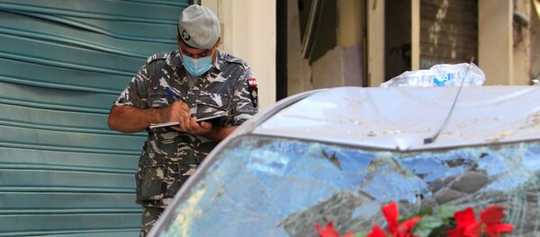 Последствия взрыва в порту Бейрута.  - 俄罗斯卫星通讯社