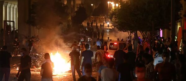 Анти-правительственные митинги в Бейруте. 7 августа 2020 Анти-правительственные митинги в Бейруте. 7 августа 2020 - 俄罗斯卫星通讯社