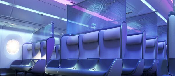英國設計師展示未來飛機機艙設計  - 俄羅斯衛星通訊社