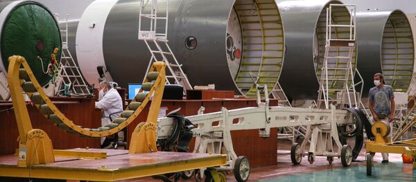 Сборка ракет-носителей Союз-2 на территории АО РКЦ Прогресс в Самаре Сборка ракет-носителей Союз-2 на территории АО РКЦ Прогресс в Самаре - 俄羅斯衛星通訊社