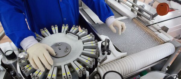 Производство вакцины от COVID-19 на фармацевтическом заводе Биннофарм - 俄罗斯卫星通讯社