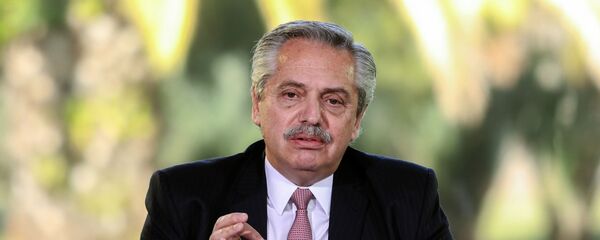 Президент Аргентины Альберто Фернандес Президент Аргентины Альберто Фернандес - 俄羅斯衛星通訊社