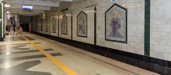 Станция метро Площадь Тукая Казанского метрополитена - 俄罗斯卫星通讯社