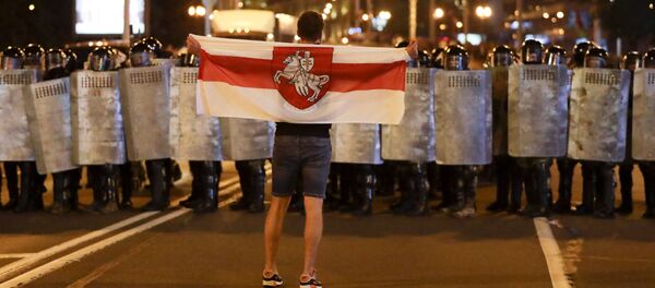 Акция протеста в Минске Акция протеста в Минске - 俄羅斯衛星通訊社