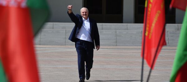 Митинг в поддержку действующего президента Белоруссии А. Лукашенко в Минске - 俄羅斯衛星通訊社