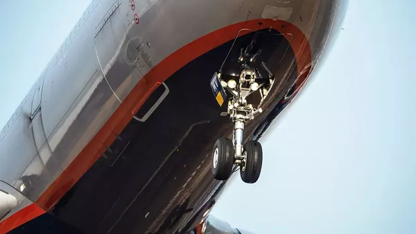 Шасси пассажирского самолета Airbus A330-343X авиакомпании Аэрофлот  - 俄羅斯衛星通訊社