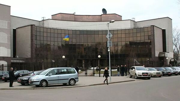 Здание посольства Украины в Минске - 俄罗斯卫星通讯社