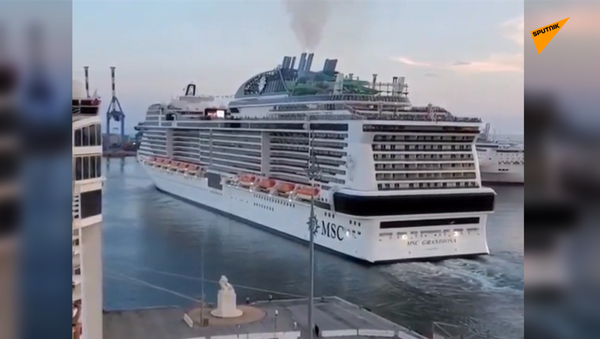 疫情後郵輪在地中海首航 - 俄羅斯衛星通訊社