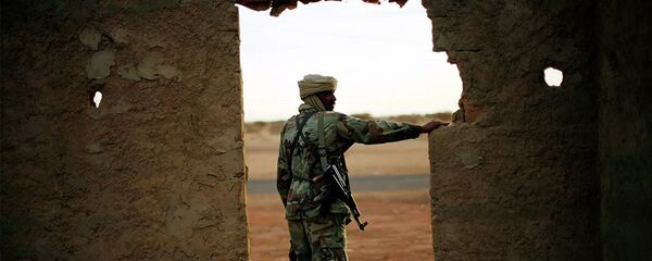 Военнослужащий армии Мали.  - 俄羅斯衛星通訊社