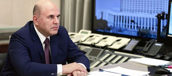  19 августа 2020. Председатель правительства РФ Михаил Мишустин проводит совещание с членами кабинета министров РФ в режиме видеоконференции. - 俄羅斯衛星通訊社