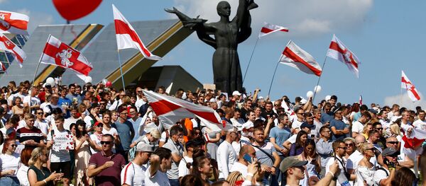 Протесты против результатов выборов в Минске Протесты против результатов выборов в Минске - 俄罗斯卫星通讯社