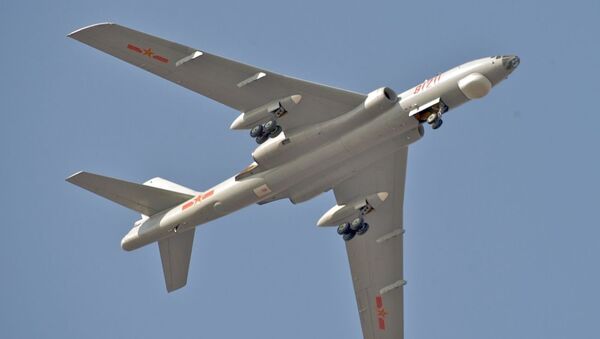 Китайский бомбардировщик Xian H-6  - 俄罗斯卫星通讯社