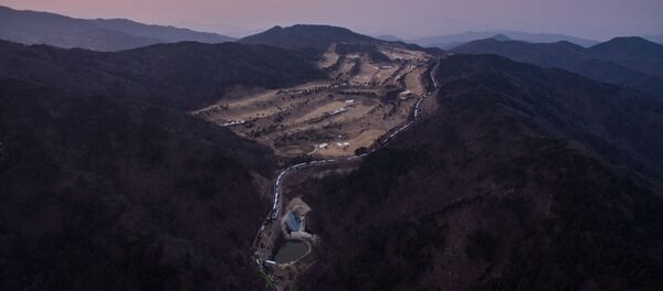 Установленные высотные системы ПРО THAAD в южнокорейской провинции Сонджу  - 俄罗斯卫星通讯社