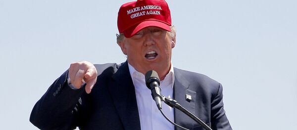 Дональд Трамп в кепке с надписью Make America great again - 俄羅斯衛星通訊社