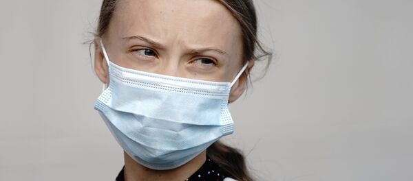 Грета Тунберг перед встречей с Ангелой Меркель. 20.08.2020 - 俄罗斯卫星通讯社