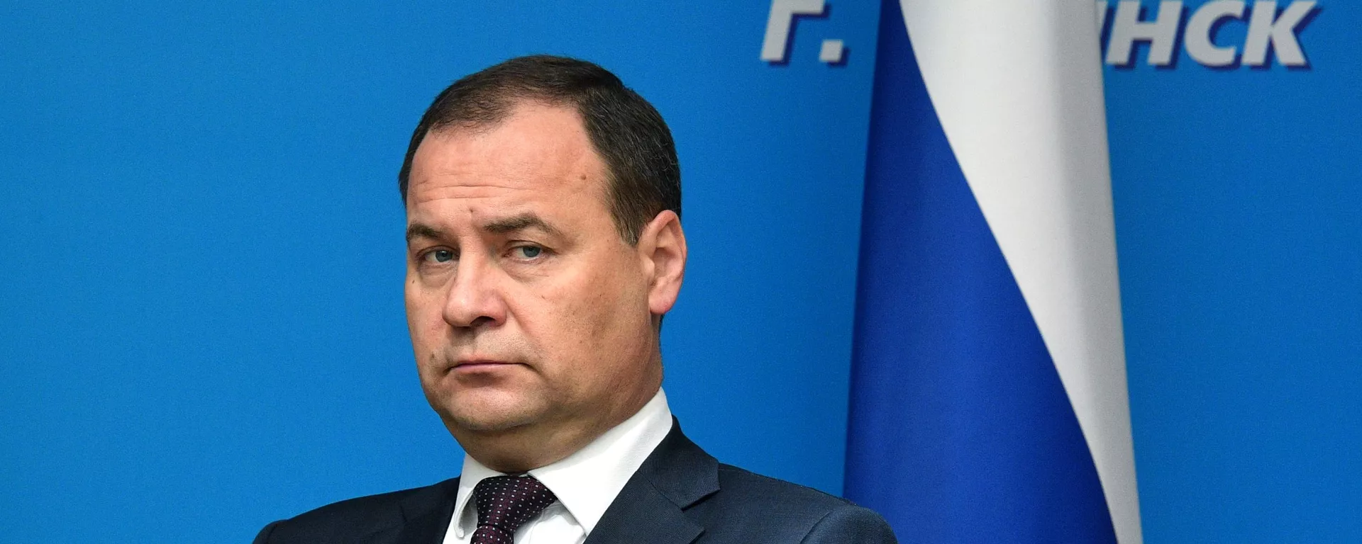 Премьер-министр Белоруссии Роман Головченко перед началом заседания Евразийского межправительственного совета в Минске - 俄羅斯衛星通訊社, 1920, 03.05.2021