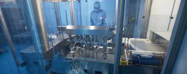 Производство вакцины от COVID-19 на фармацевтическом заводе Биннофарм - 俄罗斯卫星通讯社