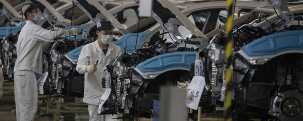Сборка автомобилей Honda на китайском заводе - 俄罗斯卫星通讯社