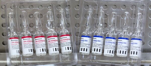 Производство вакцины от COVID-19 на фармацевтическом заводе Биннофарм - 俄罗斯卫星通讯社